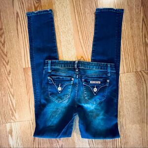 Hudson Jeans Flap Back Pockets Straight Leg Jeans Size 16